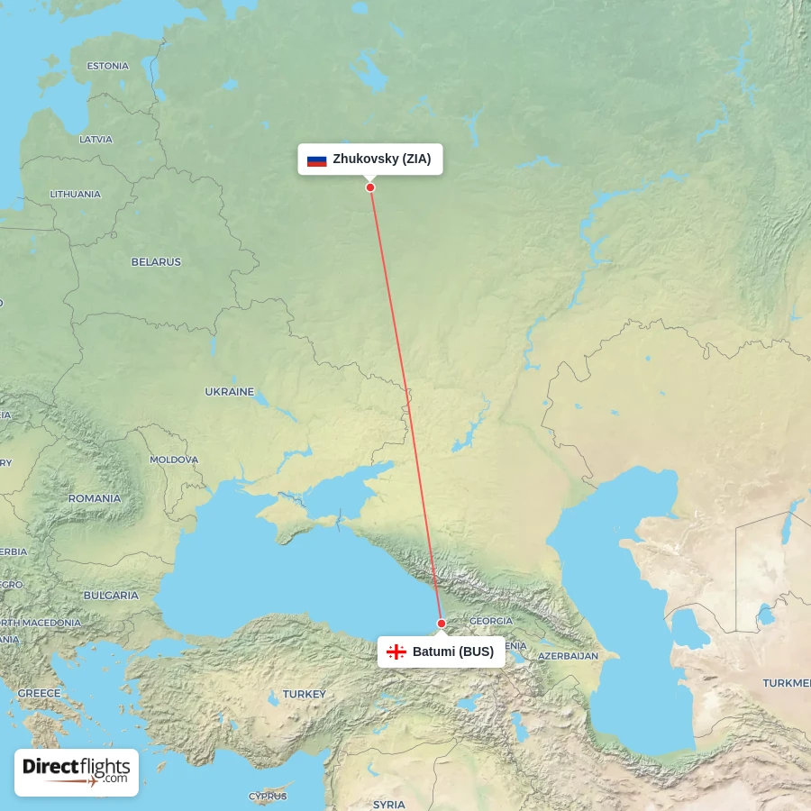 ZIA - BUS route map