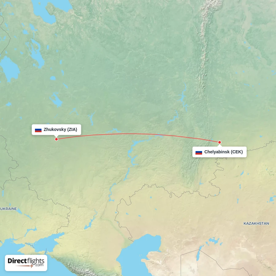 ZIA - CEK route map