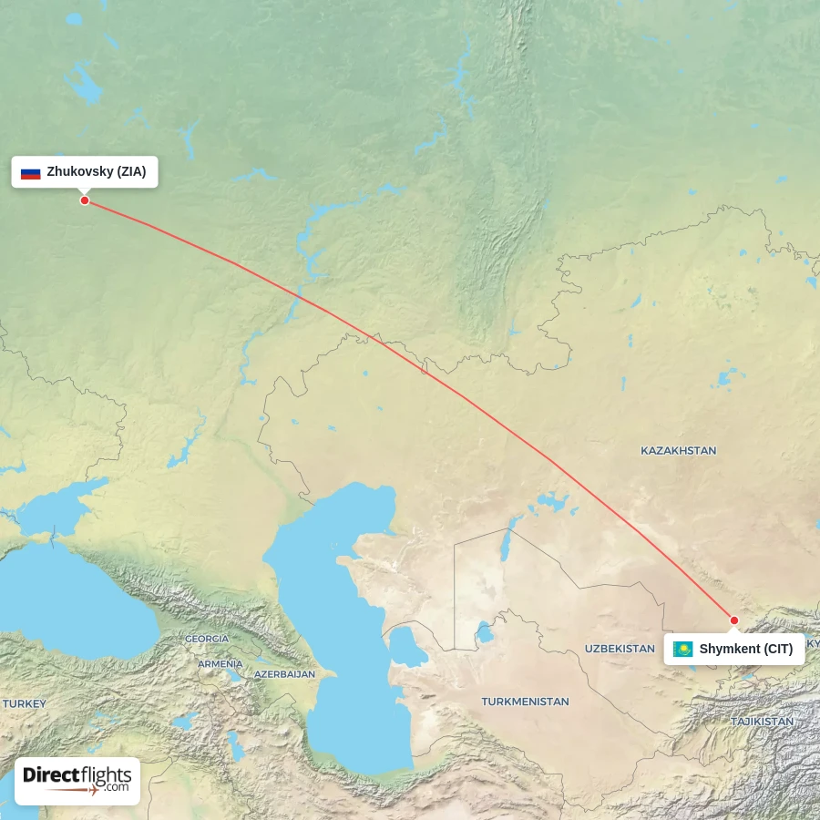 ZIA - CIT route map