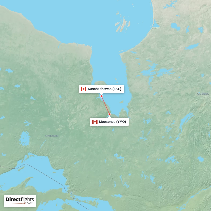 ZKE - YMO route map