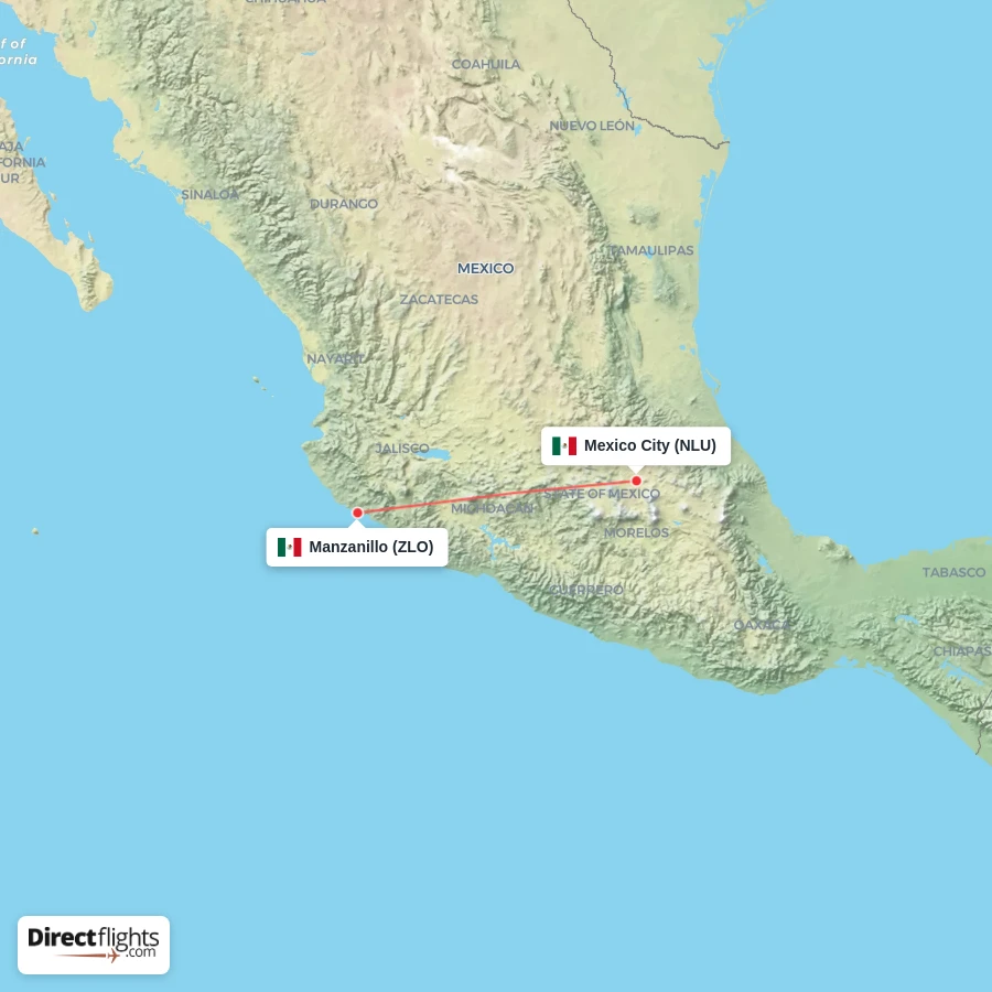 ZLO - NLU route map