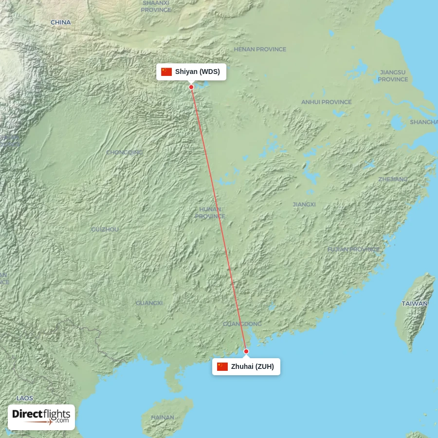 ZUH - WDS route map